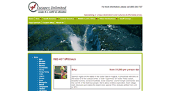 Desktop Screenshot of escapesltd.com
